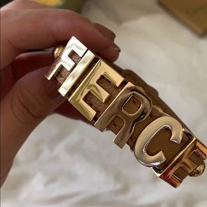 Fierce leather bracelet band